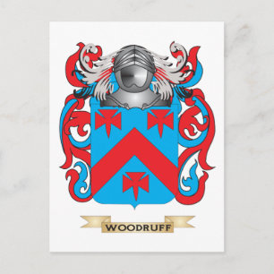 Woodruff Family Crest (Coat of Arms) Postcard