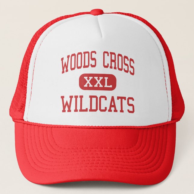 Woods Cross - Wildcats - High - Woods Cross Utah Trucker Hat (Front)