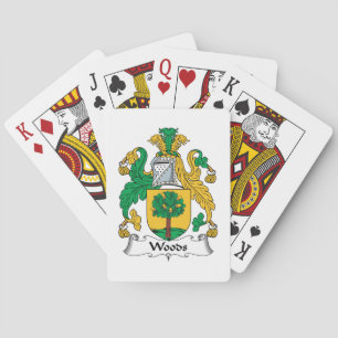 Woods Family Crest Playing Cards