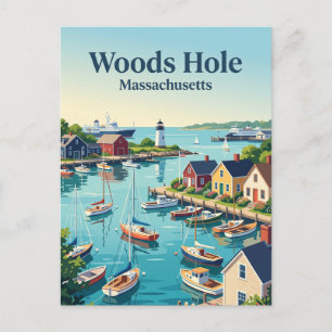 Woods Hole, Massachusetts Postcard