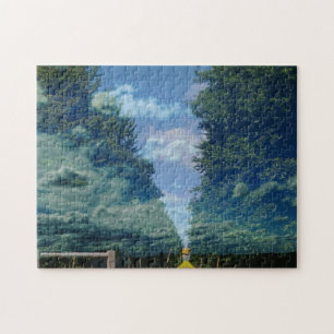 Woods Sky Art Nature Creative Jigsaw Puzzle