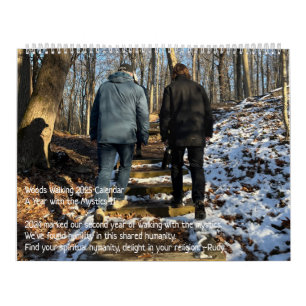 Woods Walking 2025 Calendar