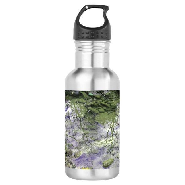 Woods Walking Inspirations Water Bottle (Front)