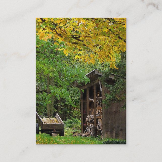 Woodshed ATC Business Card (Front)