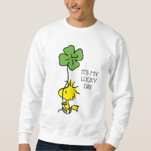 Woodstock Carrying Shamrock Sweatshirt