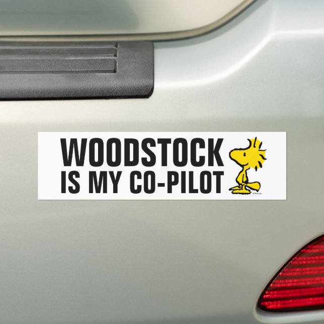 Woodstock Classic Design Bumper Sticker (On Car)