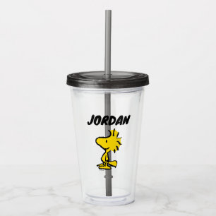 Woodstock Classic Design Pattern   Add Your Name Acrylic Tumbler