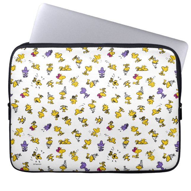 Woodstock Fun Pattern Laptop Sleeve (Front)