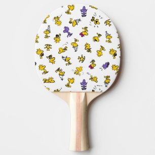 Woodstock Fun Pattern Ping Pong Paddle