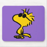 Woodstock In Sunglasses Mouse Pad<br><div class="desc">Take a look at this super cute design featuring Woodstock sporting cool sunglasses.</div>