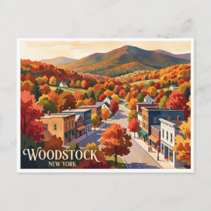 Woodstock New York Postcard
