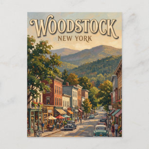 Woodstock New York Postcard