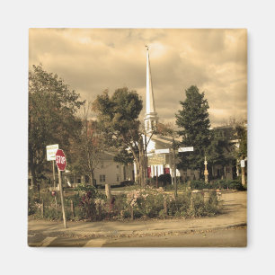 Woodstock, NY Town Square Magnet