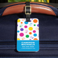 Woodstock Rainbow Polka Dot Pattern