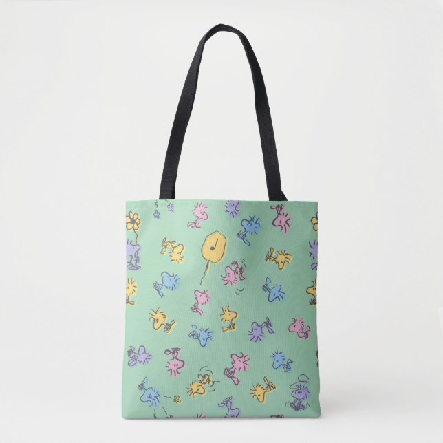 Woodstock Sugar Pop Art Pattern Tote Bag (Front)