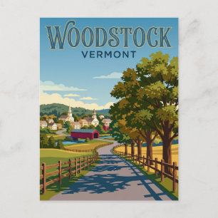 Woodstock USA Postcard