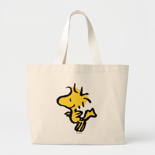 Woodstock Varsity Sports Letter Large Tote Bag (Front)
