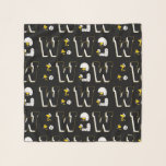 Woodstock Varsity Sports Letter Pattern Scarf<br><div class="desc">Take a look at this super cute design featuring Woodstock's varsity letter.</div>