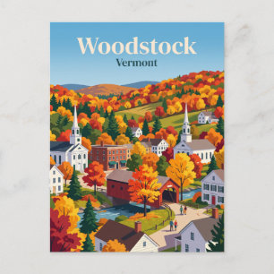 Woodstock, Vermont, USA Postcard