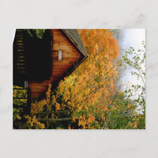 Woodstock, VT covered bridge Postcard