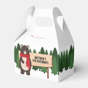 Woodsy Bear Favour Box