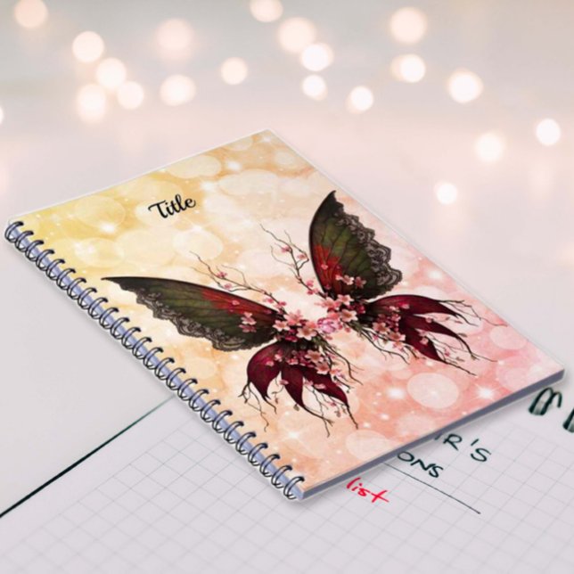 Woodsy Butterfly Spiral Photo Notebook (Creator Uploaded)
