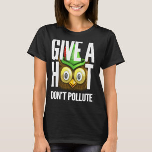 Woodsy Owl Give a Hoot Don't Pollute Distressed Vi T-Shirt
