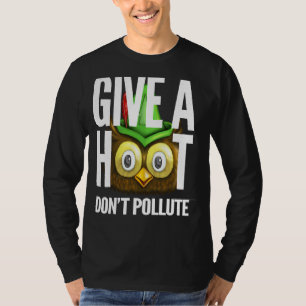 Woodsy Owl Give a Hoot Don't Pollute Distressed Vi T-Shirt