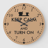 Woodturning Gift Keep Calm and Turn On Lathe