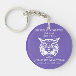 Woodward 50th Keychain