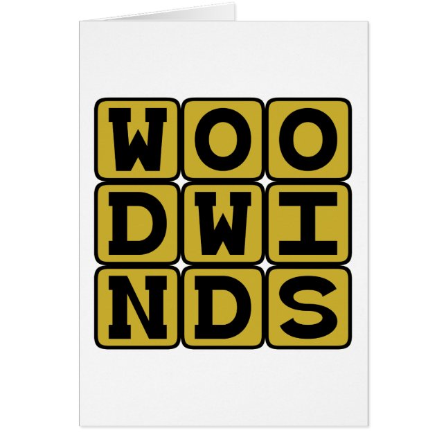 Woodwinds, Musical Instruments (Front)