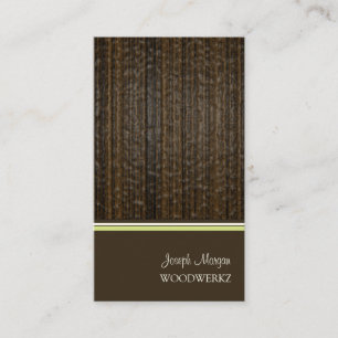 WOODWORK FLOORING/DIY BACKGROUND COLOR BUSINESS CARD