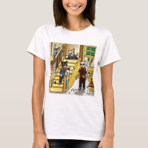 Woodwork Joinery Cats T-Shirt