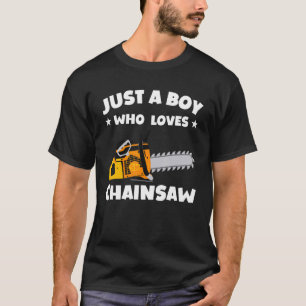 Woodworker Chainsaw Tree Cutter  Mens Kids T-Shirt