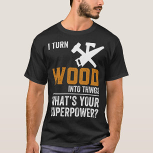 Woodworker Funny Gift Idea chef (male) funny chef  T-Shirt
