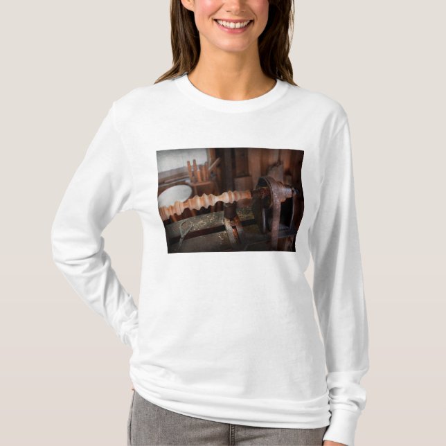 Woodworker - Lathe - Rough cut T-Shirt (Front)
