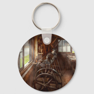 Woodworker - The art of lathing Key Ring