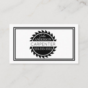 woodworker Tools Carpenter Handyman Business Card