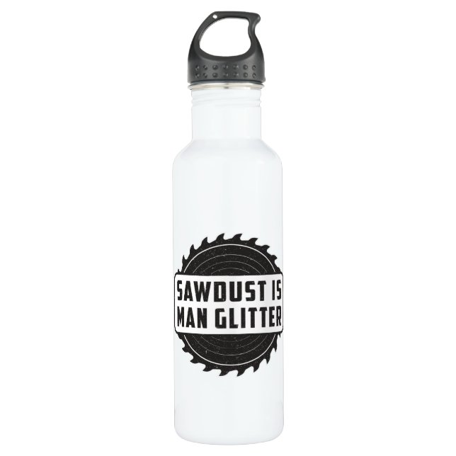 Woodworker Wood Carpenter Woodworking Funny Gift 710 Ml Water Bottle (Front)