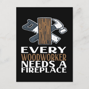 Woodworker Woodworking Gift Postcard