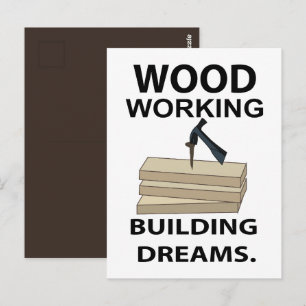 Woodworking Carpenter Woodworker Postcard