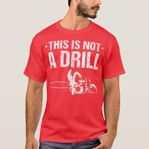 Woodworking Clothes Men penter Chainsaw T-Shirt