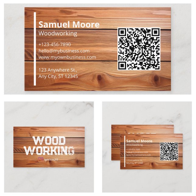 Woodworking Professional Business Card (Woodworking Professional Business Card
)