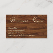 Woody Business Card
