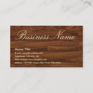 Woody Business Card