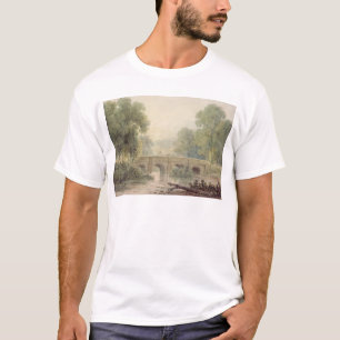 Woody Landscape with a Stone Bridge over a River T-Shirt