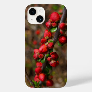 Woody Red Blooms iPhone Case