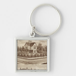 Woody res, Bank of Tulare Key Ring