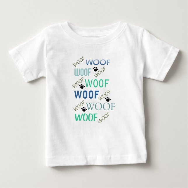 WOOF All Over Toddler Tee (Front)