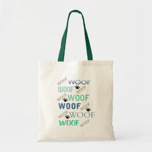WOOF All Over Tote Bag